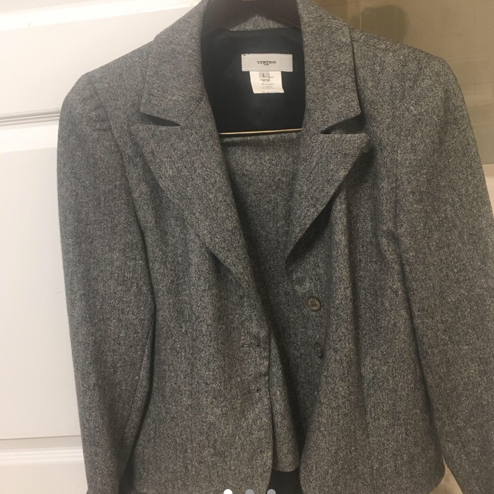 Vintage Vertigo Suit Set (skirt and blazer)